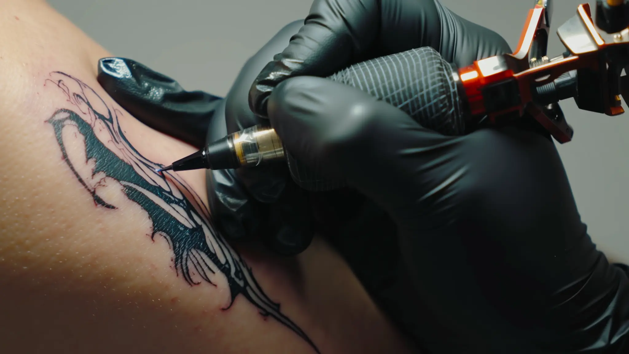 Professional tattoo artistry